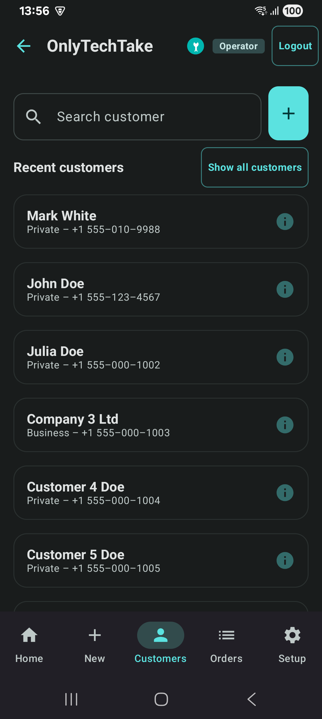 Customer Archive